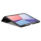 iPad Air 13" (2024) Spigen Urban Fit Fodral med Stylus Pen Hållare - Tyg - Svart