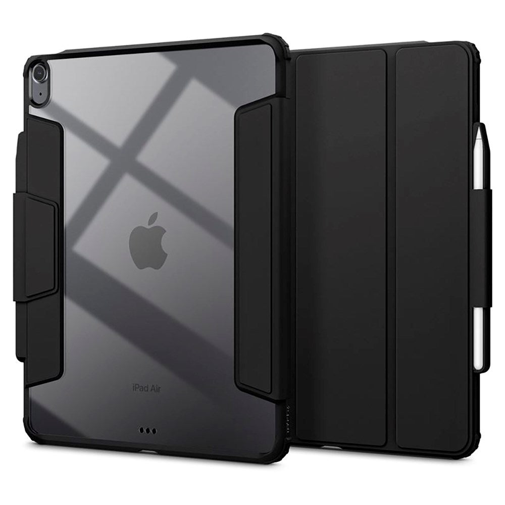 iPad Air 13" (2024) Spigen Air Skin Pro Läder Flip Fodral - Svart