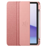 iPad Air 11" (2024) Spigen Urban Fit Tyg Fodral m. Pennhållare - Rose Gold