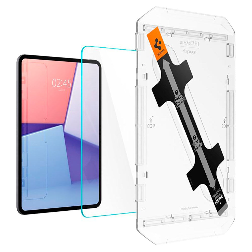 iPad Pro 11" (2024) Spigen EZ Fit Glas.tR Skärmskydd - Case Friendly - Genomskinlig