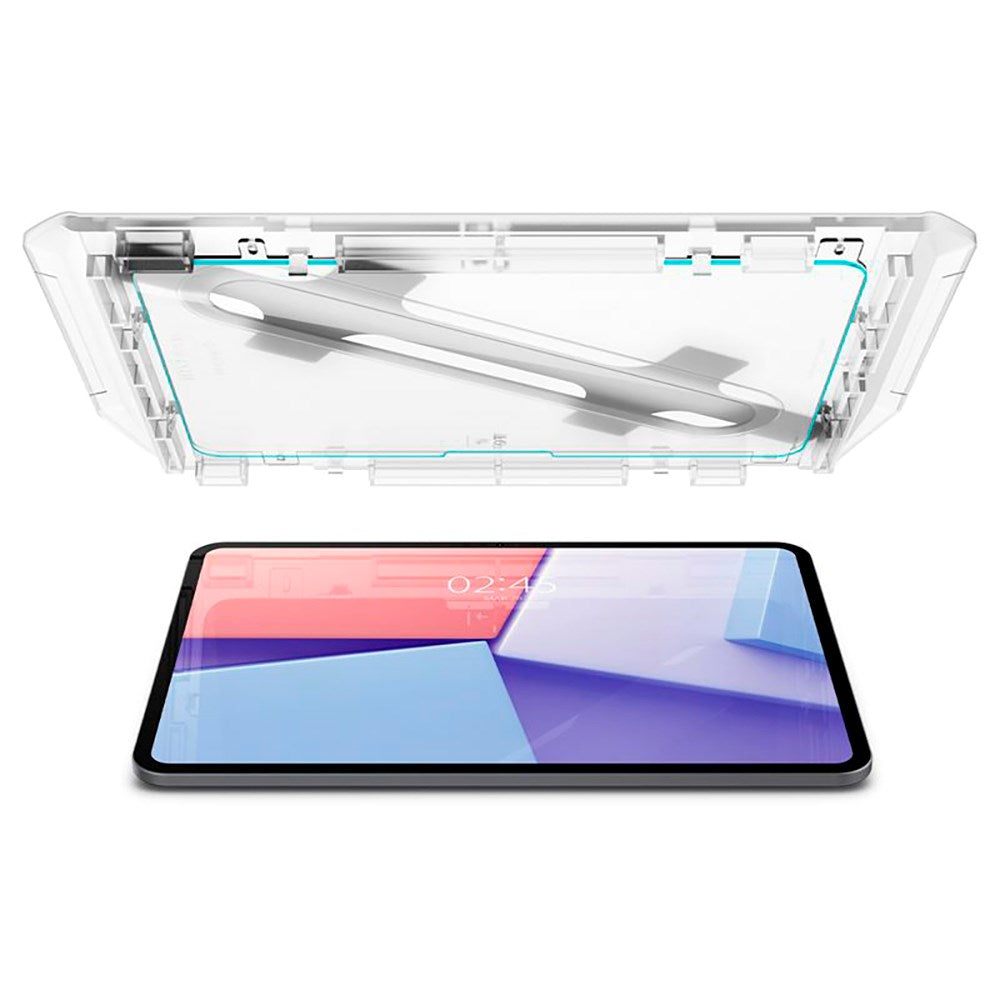 iPad Pro 11" (2024) Spigen EZ Fit Glas.tR Skärmskydd - Case Friendly - Genomskinlig