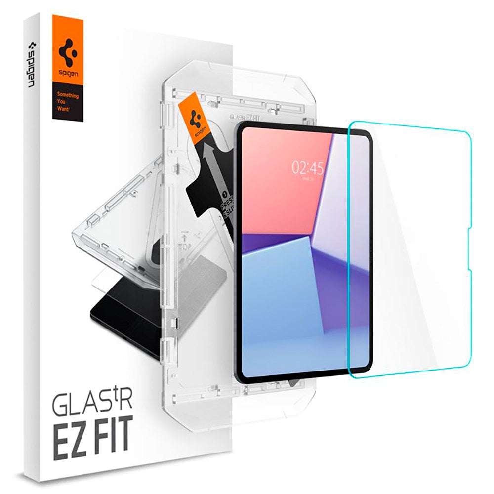 iPad Pro 11" (2024) Spigen EZ Fit Glas.tR Skärmskydd - Case Friendly - Genomskinlig