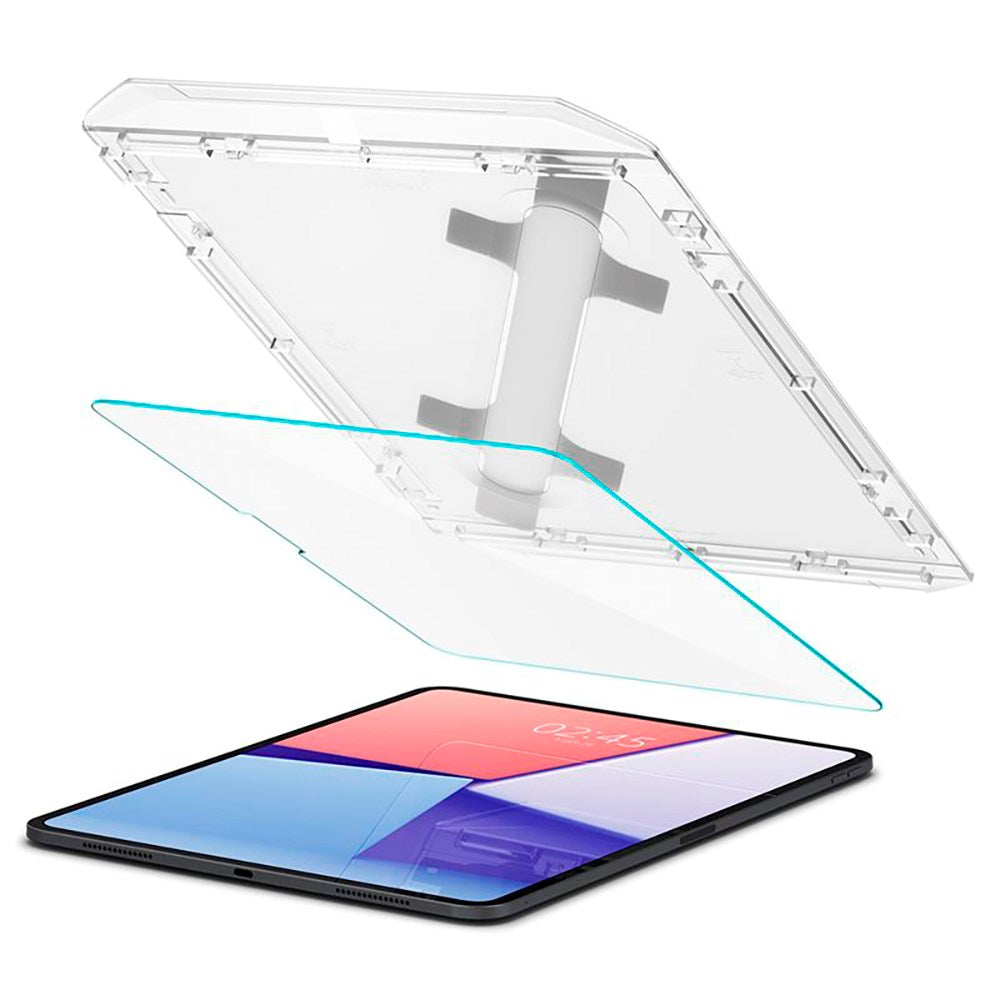 iPad Pro 13" (2024) Spigen EZ Fit Glas.tR Skärmskydd - Case Friendly - Genomskinlig