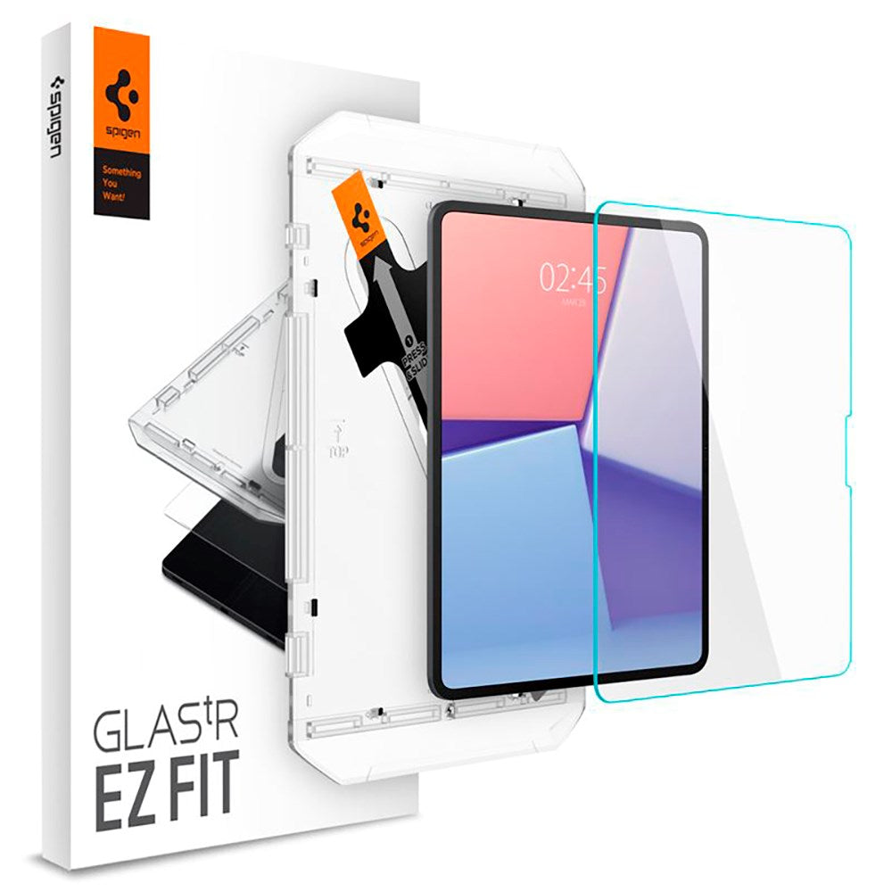 iPad Pro 13" (2024) Spigen EZ Fit Glas.tR Skärmskydd - Case Friendly - Genomskinlig