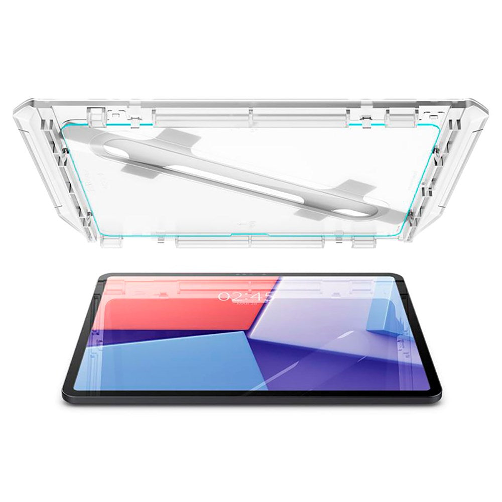 iPad Air 13" (2024) Spigen EZ Fit Glas.tR Skärmskydd - Case Friendly - Genomskinlig