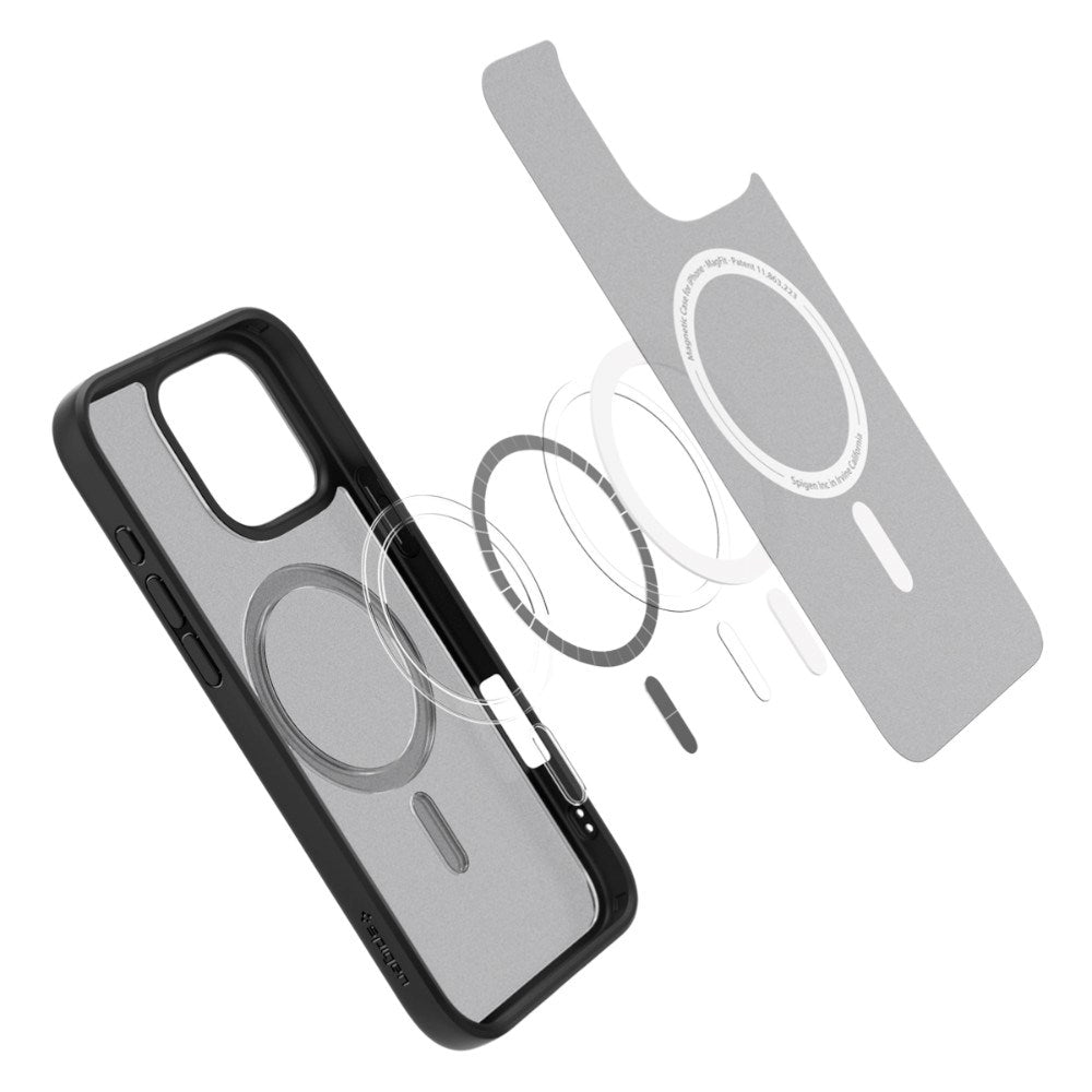 iPhone 16 Pro Spigen Ultra Hybrid Skal - MagSafe Kompatibel - Svart
