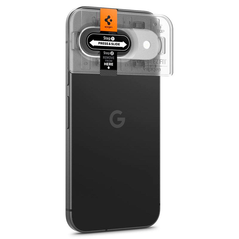 Google Pixel 9 / 9 Pro Spigen EZ Fit. tR Optik Kameralinsskydd - 2 St - Genomskinlig