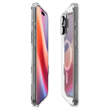 iPhone 16 Pro Max Spigen Ultra Hybrid T Skal - MagSafe-kompatibelt - Genomskinlig / Vit