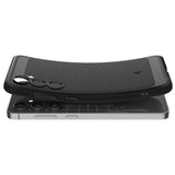 Samsung Galaxy S24 FE Spigen Rugged Armor Skal - Svart