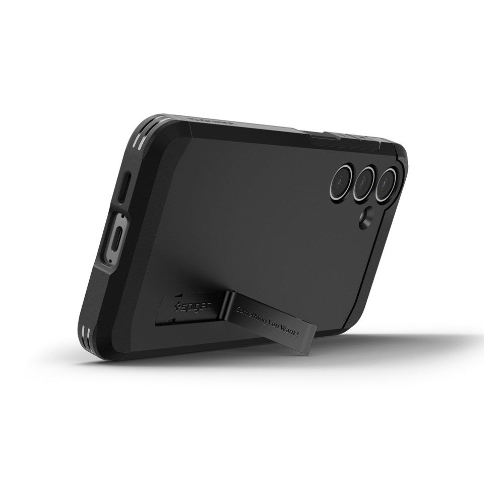 Samsung Galaxy S24 FE Spigen Tough Armor Skal med Stativfunktion - Svart