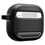 Spigen Rugged Armor Apple AirPods (4. gen) Skal m. Carabiner - Svart