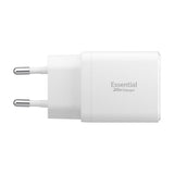 Spigen Essential 20W Väggladdare m. 1 x USB-C & 1 x USB-A - Vit