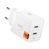 Spigen 47W Väggladdare m. 2x USB-C - Vit