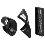 Samsung Galaxy S25 Ultra Spigen Liquid Air - Flexibelt Plast Skal - Svart