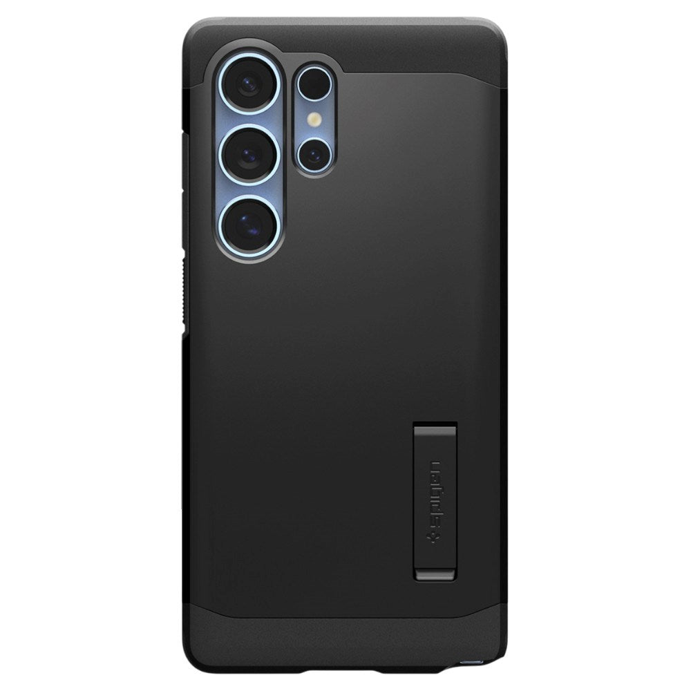 Samsung Galaxy S25 Ultra Spigen Tough Armor Hybrid Skal m. Stativfunktion - MagSafe Kompatibel - Svart