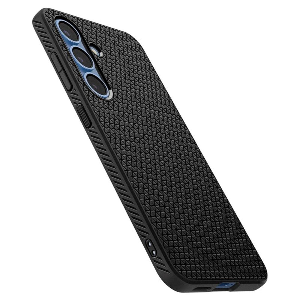 Samsung Galaxy S25+ (Plus) Spigen Liquid Air - Flexibelt Plast Skal - Svart