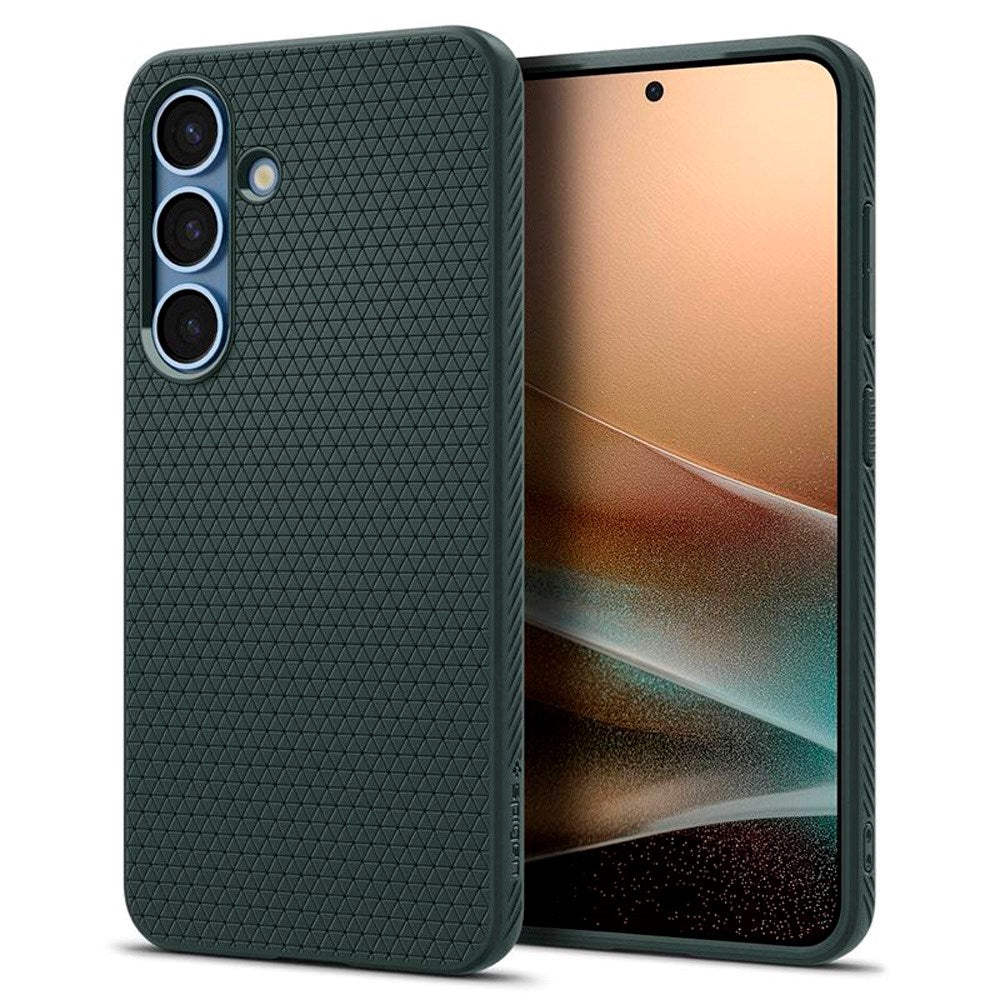 Galaxy S25 Spigen Liquid Air - Flexibelt Plast Skal