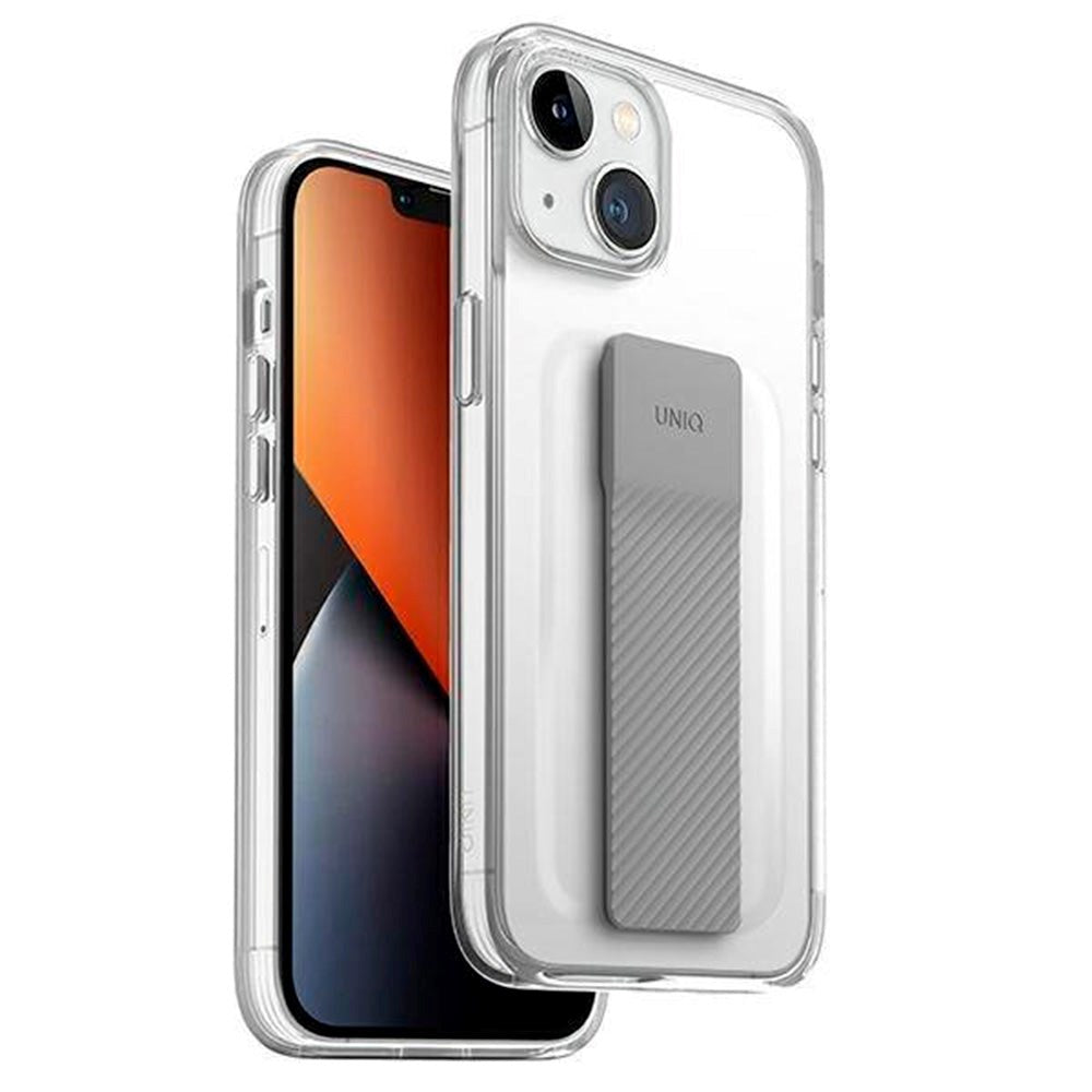 iPhone 14 Plus UNIQ Heldro Mount Flexibelt Skal - Transparent