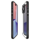 iPhone 15 Pro Max Spigen Ultra Hybrid Skal - Genomskinlig / Svart