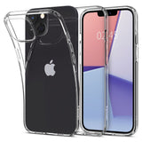 iPhone 13 Spigen Liquid Crystal Skal - Transparent