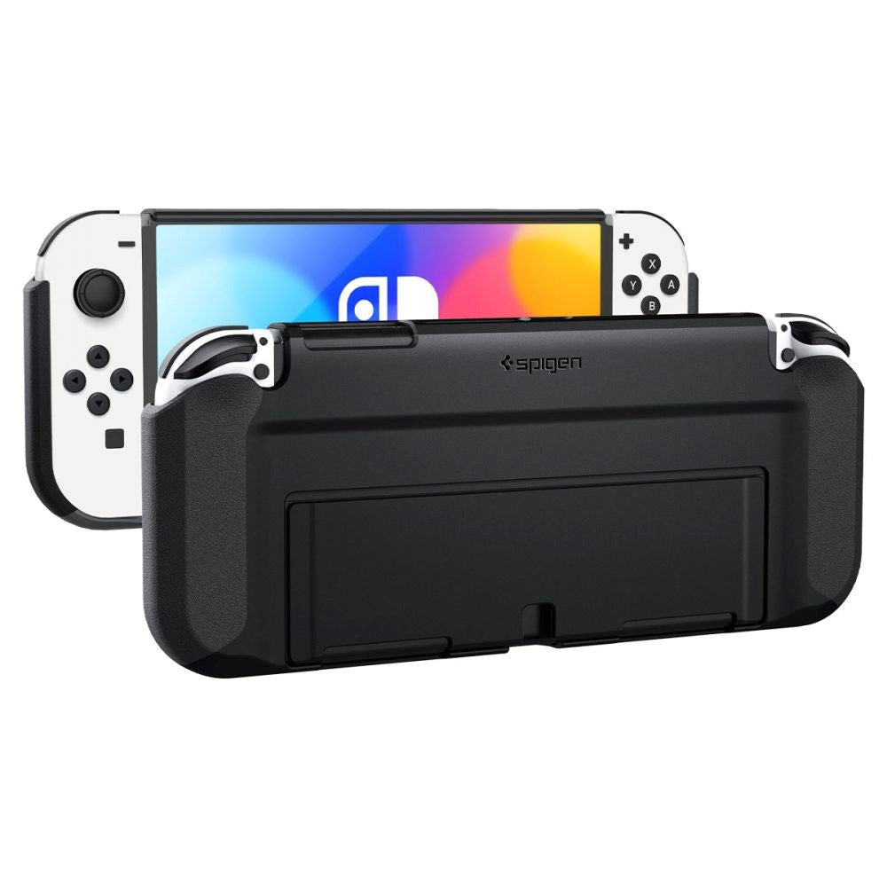 Nintendo Switch OLED Spigen Thin Fit Skal - Svart