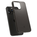 iPhone 15 Pro Spigen Thin Fit Skal - Gunmetal