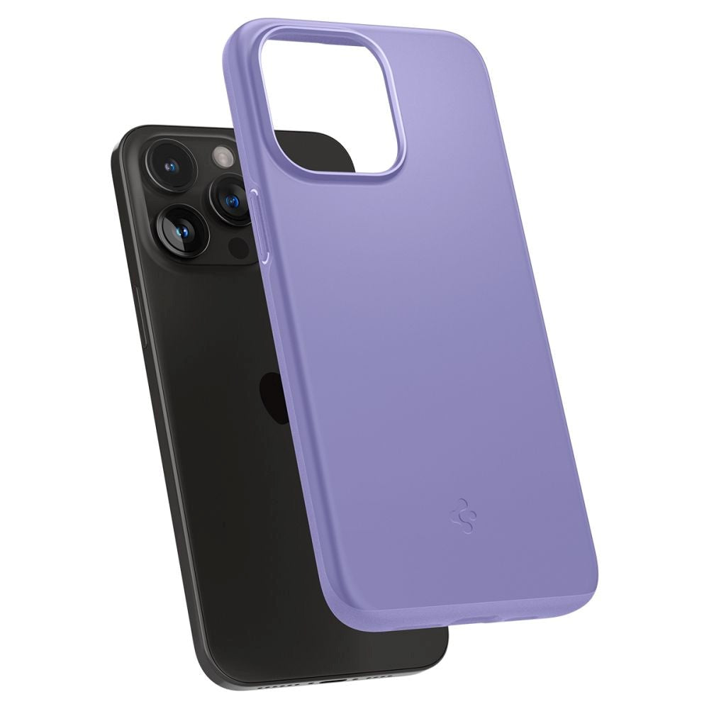 iPhone 15 Pro Max Spigen Thin Fit Skal - Iris Purple