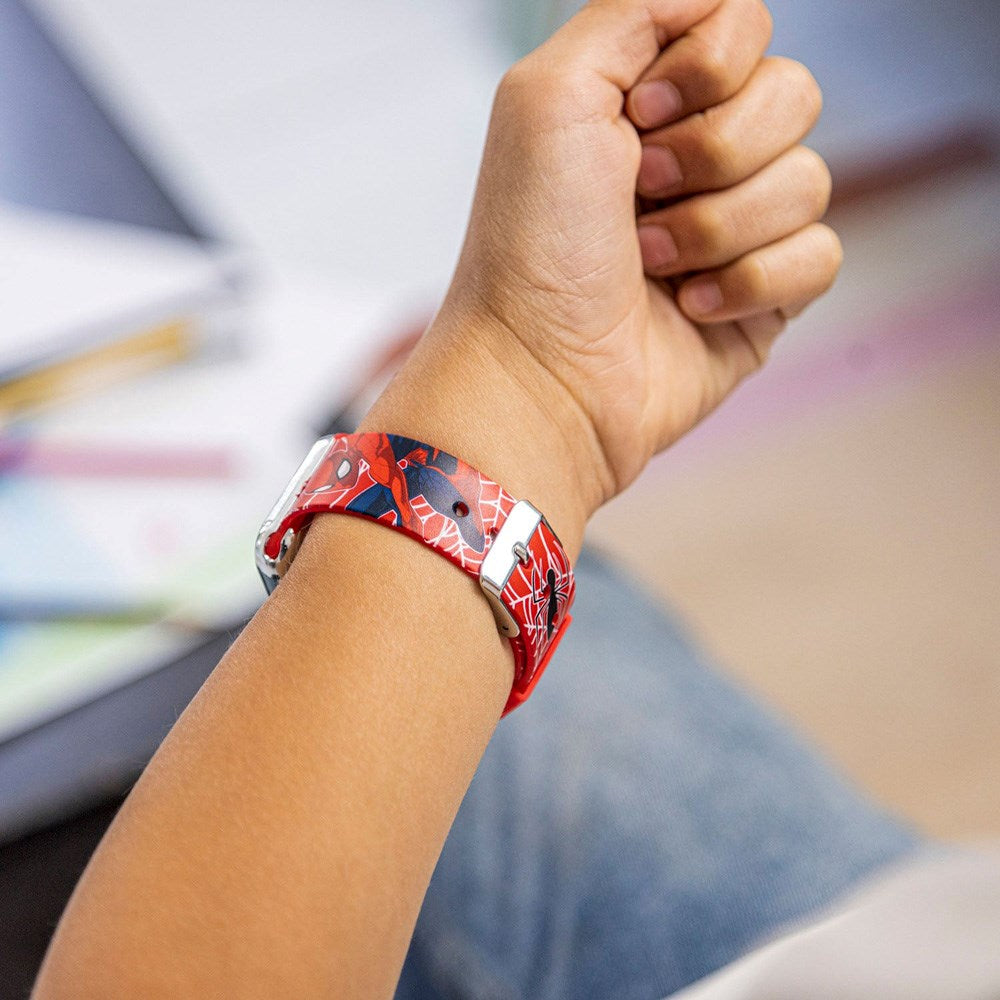 Accutime LED-Klocka för Barn med Justerbar Rem - Spiderman