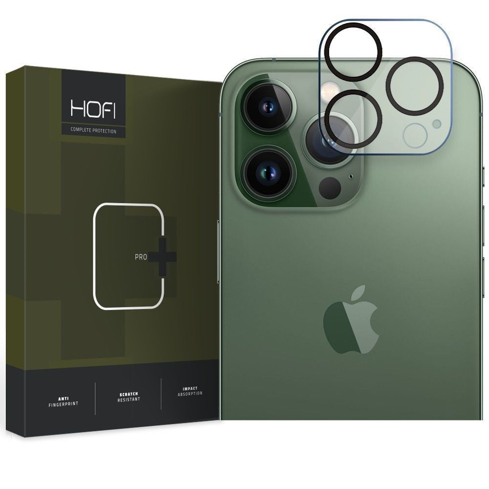 iPhone 15 Pro / 15 Pro Max HOFI Cam Pro+ Kameralinsskydd - Svart / Transparent