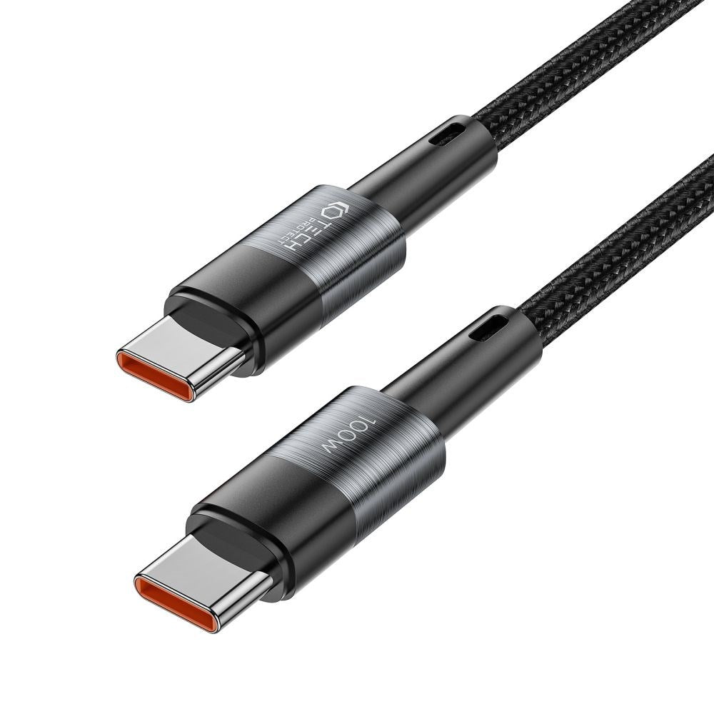 Tech-Protect Ultraboost USB-C till USB-C Kabel 100W/5A 50cm - Grå