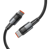 Tech-Protect Ultraboost USB-C till USB-C Kabel 100W/5A 50cm - Grå