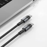 Tech-Protect Ultraboost USB-C till USB-C Kabel 100W/5A 50cm - Grå