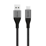 Alogisk 3A USB-A till USB-C-kabel 30 cm-Svart