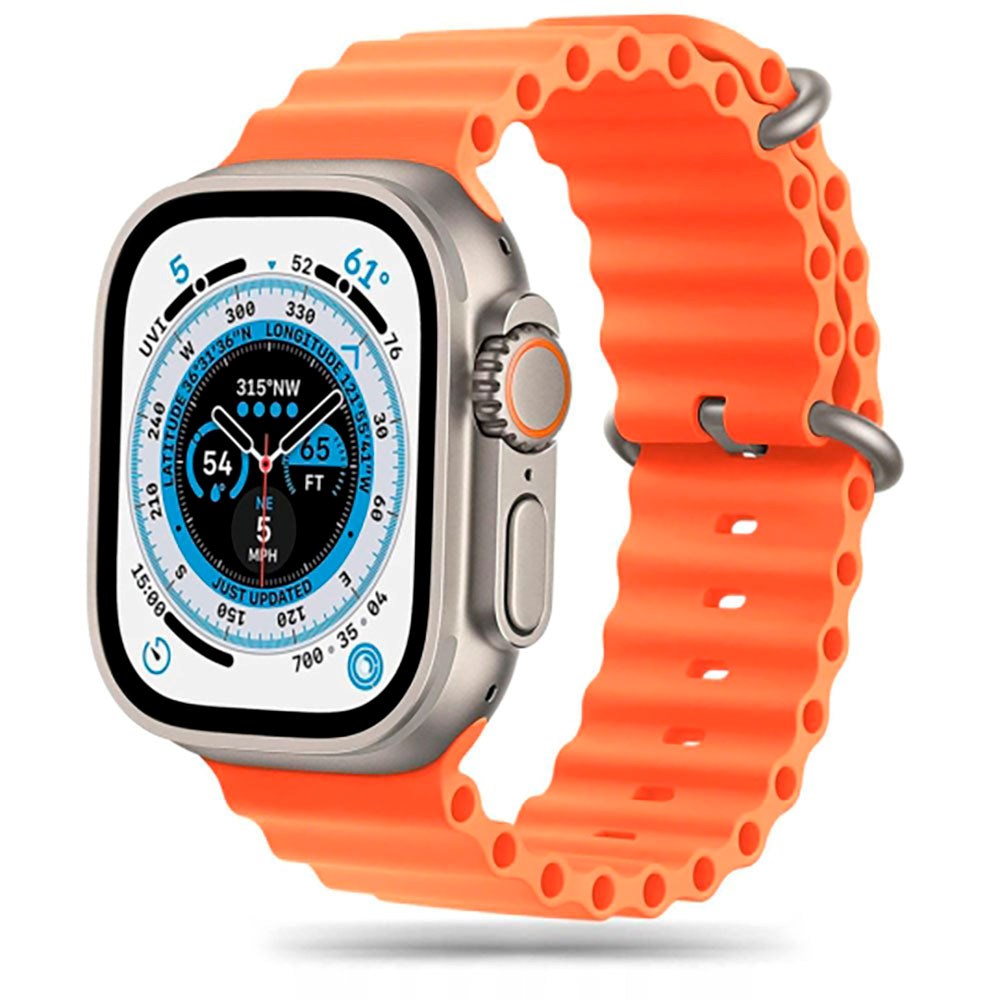 Tech-Protect Apple Watch (42/44/45/49 mm) Iconband Pro Silikonrem - Orange