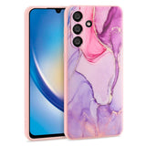 Samsung Galaxy A34 (5G) Tech-Protect Skal Flexibel Plast - Colorful Marble