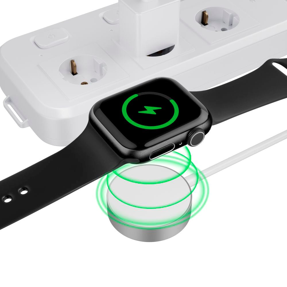 Tech-Protect Laddkabel för Apple Watch (2,5W) - 1,2m - Vit