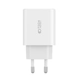 Tech-Protect NC 30W Väggladdare med 2 x USB-C & 1 x USB-A - Vit