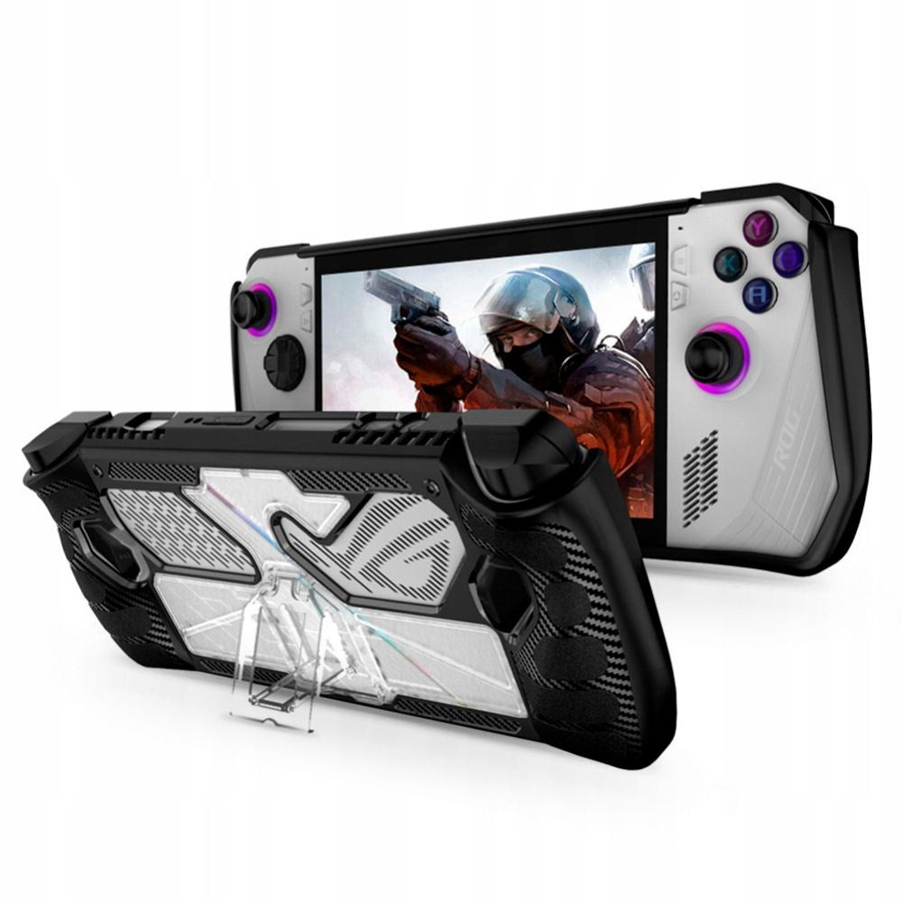 Asus Rog Ally Tech-Protect Defense Fodral - Transparent / Svart