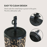 Burga Termomugg m. Lock & Sugrör - 500ml - Player
