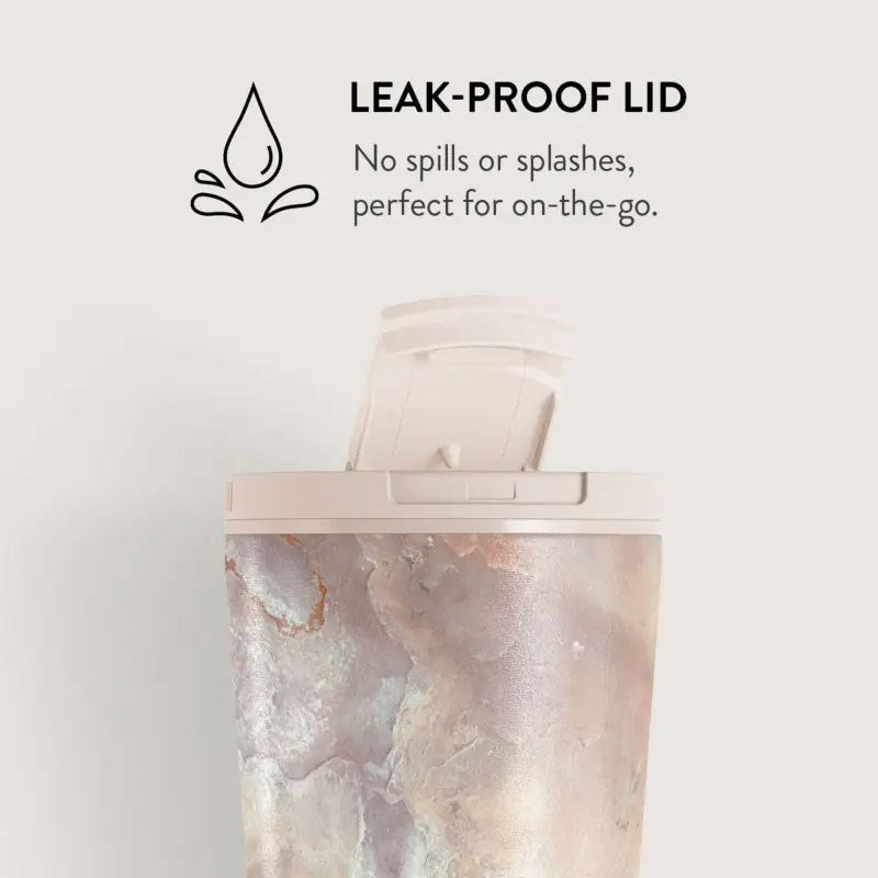 Burga Termomugg m. Lock & Sugrör - 500ml - Serene Sunset