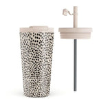 Burga Termomugg m. Lock & Sugrör - 500ml - Almond Latte