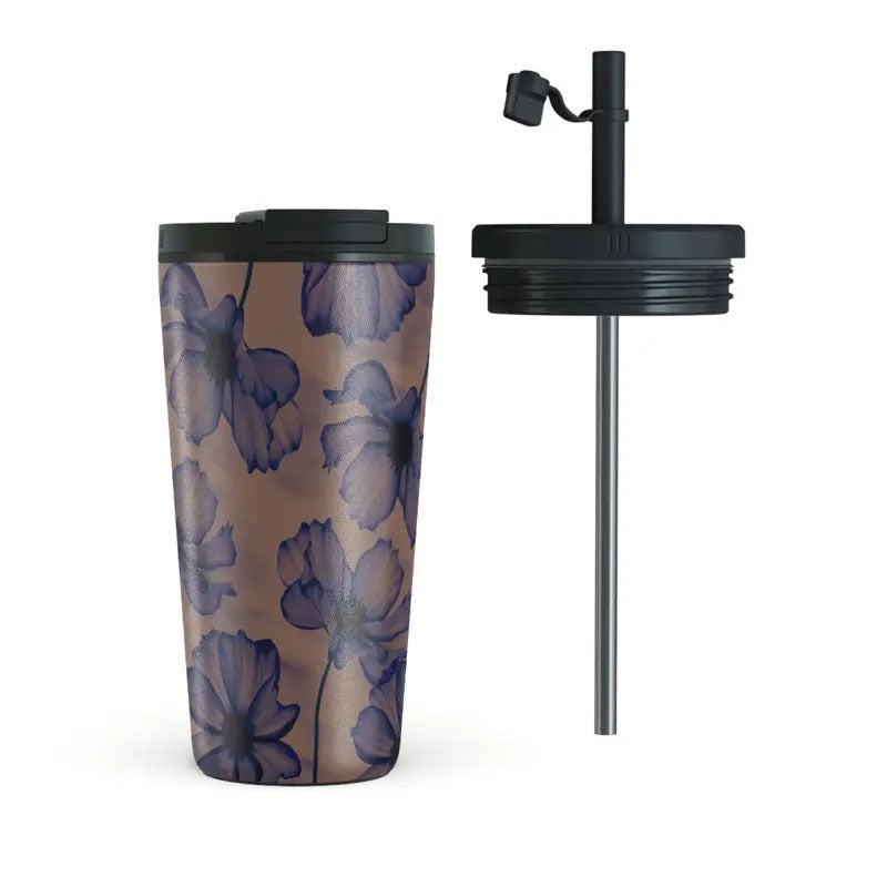 Burga Termomugg m. Lock & Sugrör - 500ml - Velvet Night