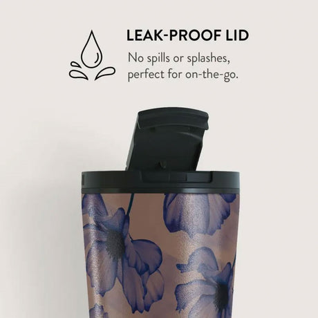 Burga Termomugg m. Lock & Sugrör - 500ml - Velvet Night