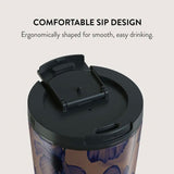 Burga Termomugg m. Lock & Sugrör - 500ml - Velvet Night