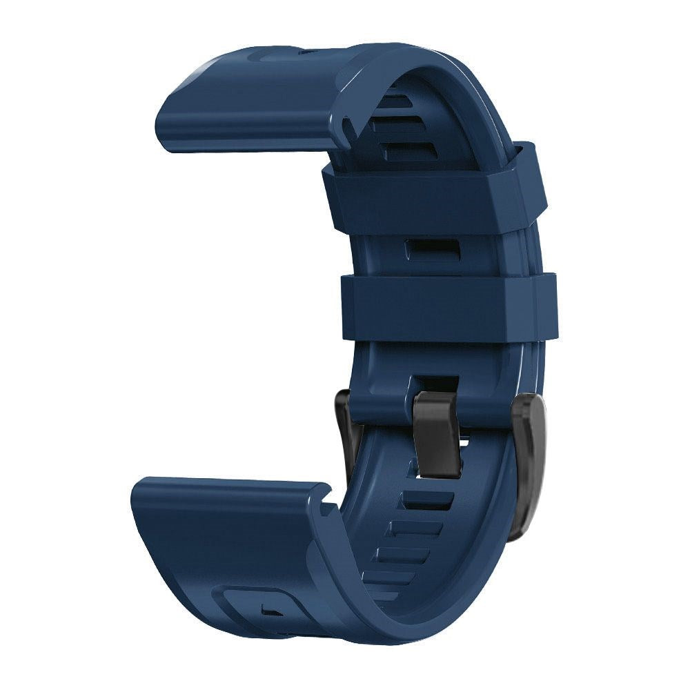 Universal Garmin 22mm QuickFit Iconband Tech-Protect Line Rem Silikon - Navy Blå