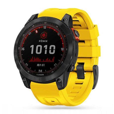 Universal Garmin 22mm Iconband Tech-Protect Line Rem Silikon - Gul