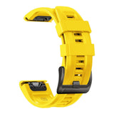 Universal Garmin 22mm QuickFit Iconband Tech-Protect Line Rem Silikon - Gul