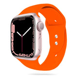 Tech-Protect Apple Watch (42/44/SE/45/46/49mm) Icon Band Silikonrem - Orange