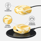 Apple AirPods (4. Gen.) Burga Skal m. Karabinhake - Lemon Tart