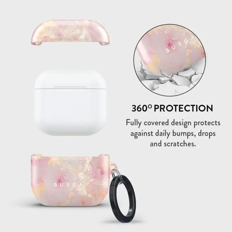 Apple AirPods (4. Gen.) Burga Skal m. Karabinhake - Golden Coral